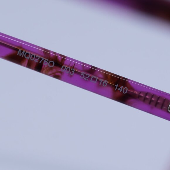McQ by Alexander McQueen MQ0276O 003 Eyeglasses Pink 52mm Square Frame - Picture 8 of 10